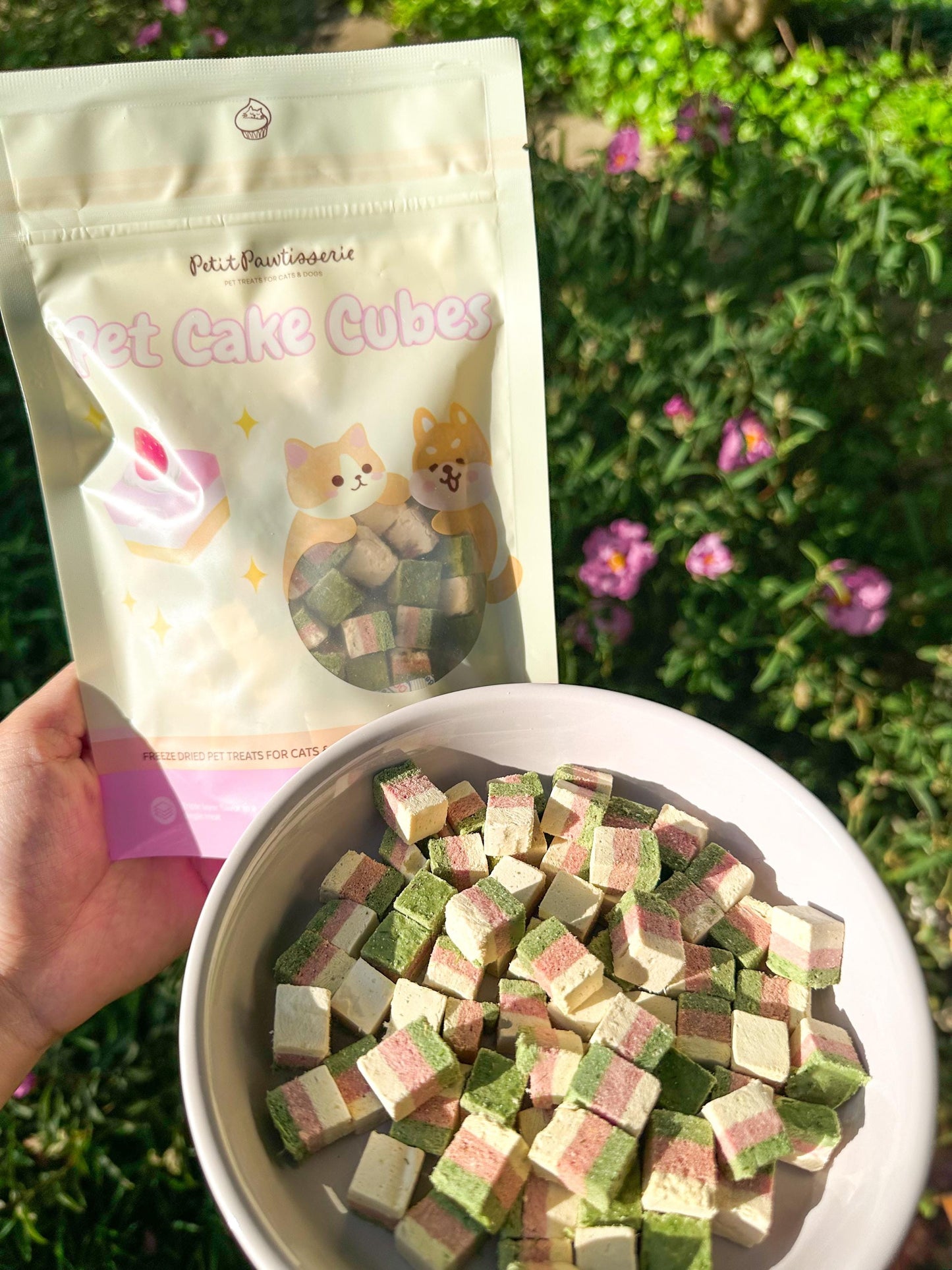 Freeze Dried Cake Cube Pet Treats 50g