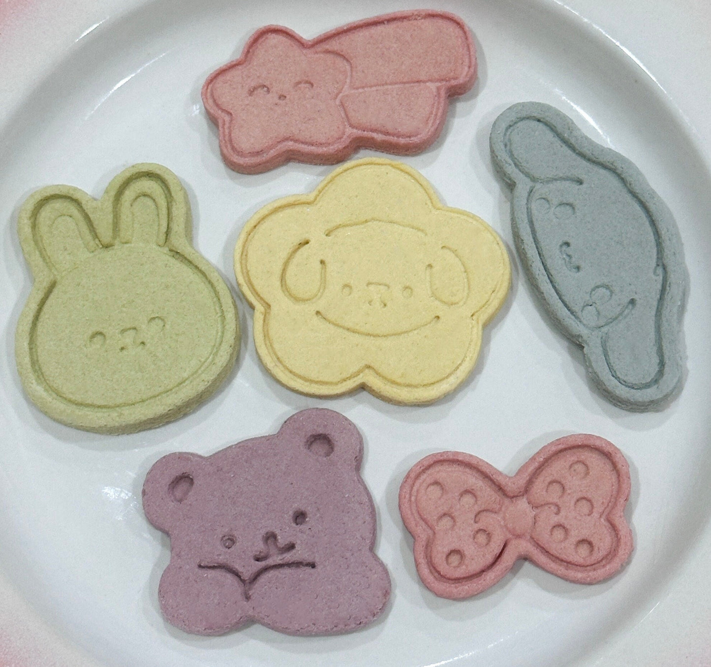 Cute Characters Variety Pet Treats 10 pcs