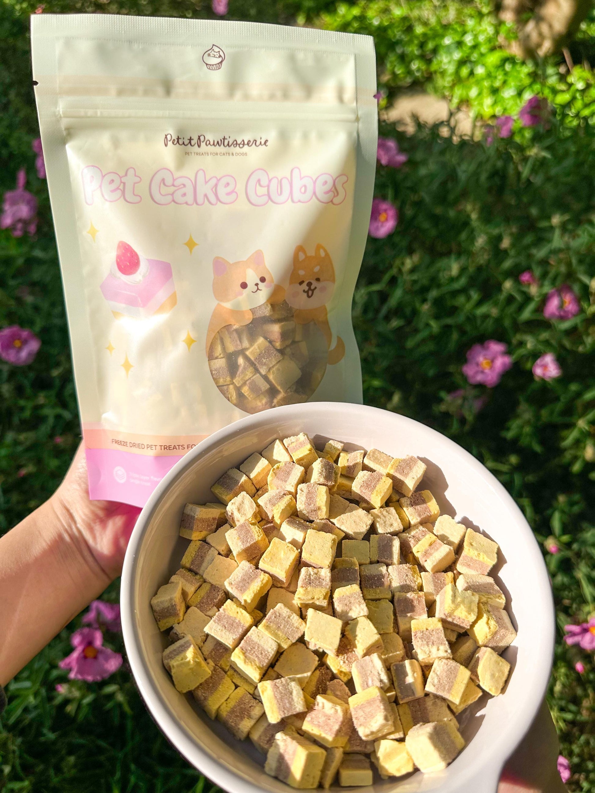 Freeze Dried Cake Cube Pet Treats 50g
