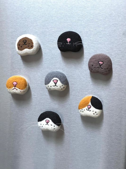 PREORDER Handmade Magnetic Felt Cat Whisker Collector