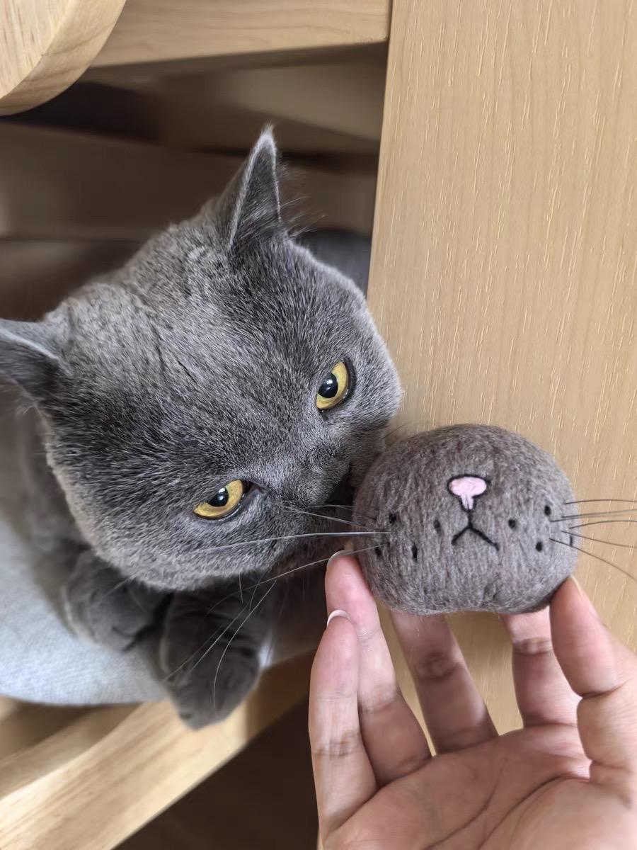 PREORDER Handmade Magnetic Felt Cat Whisker Collector
